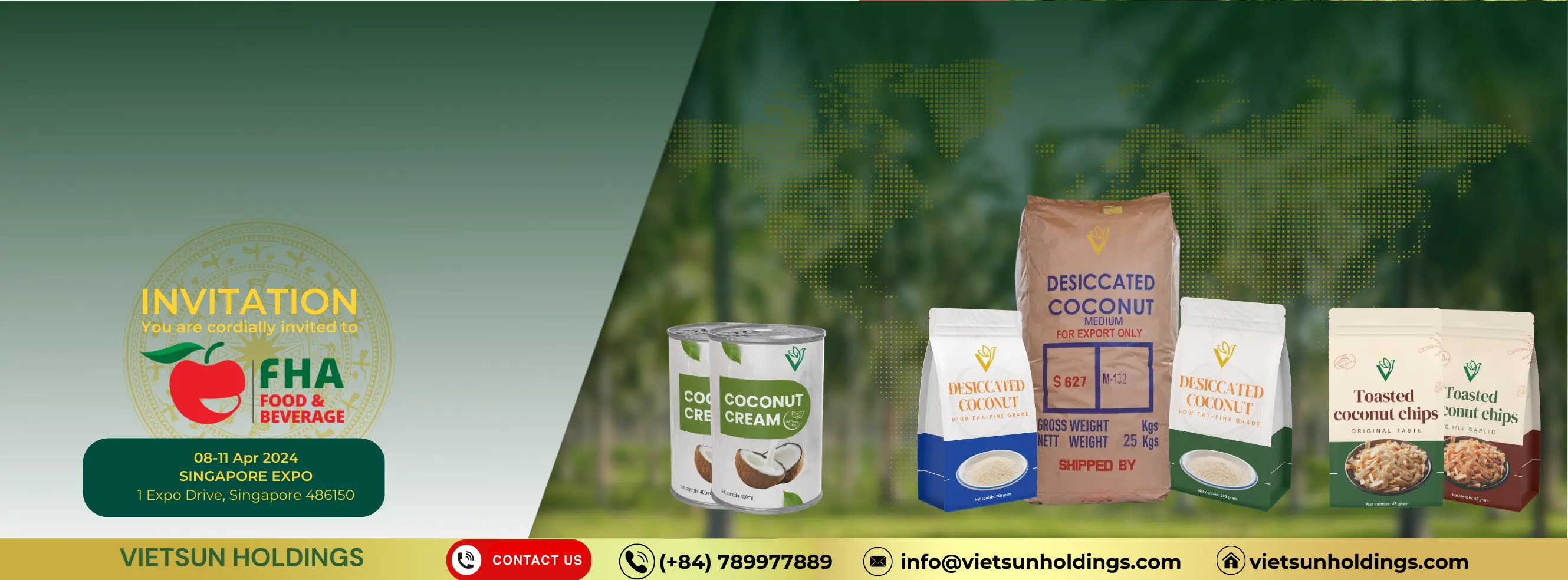 Our Products | VietSun Holdings – Premium Coconut Exporter