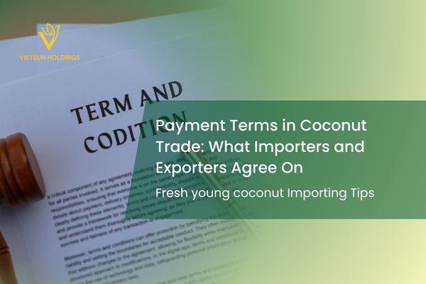 Payment Terms in Coconut Trade: What Importers and Exporters Agree On
