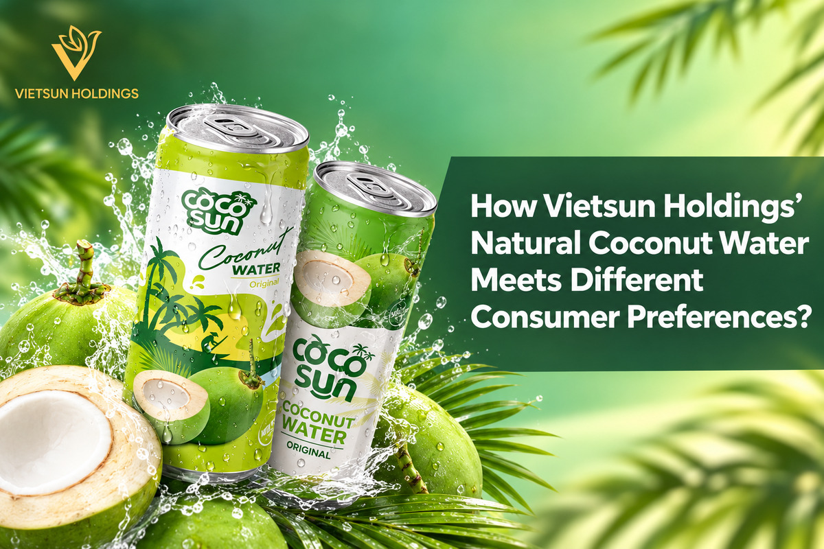 How Vietsun Holdings’ Natural Coconut Water Meets Different Consumer Preferences?