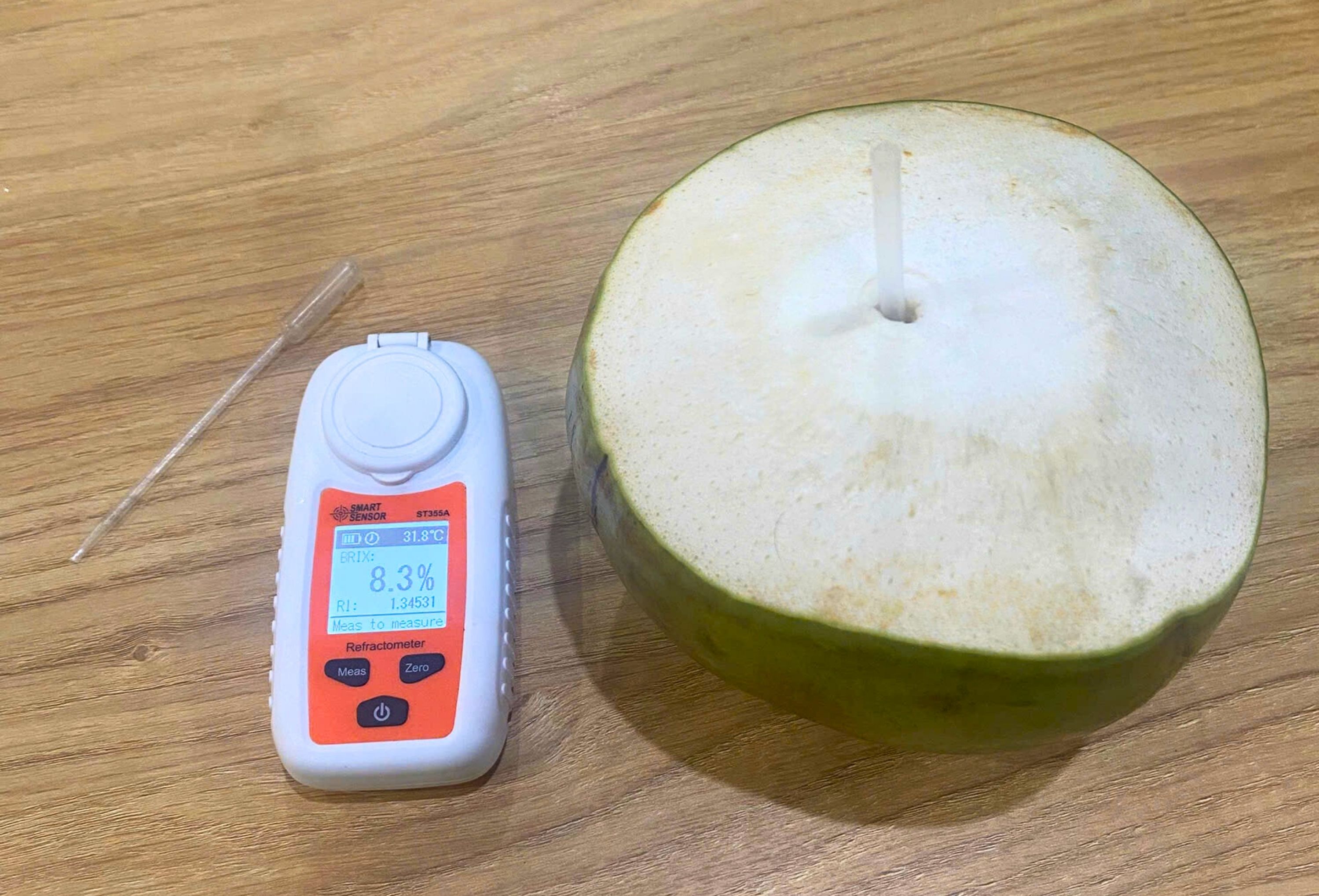 Green Trimmed Coconut