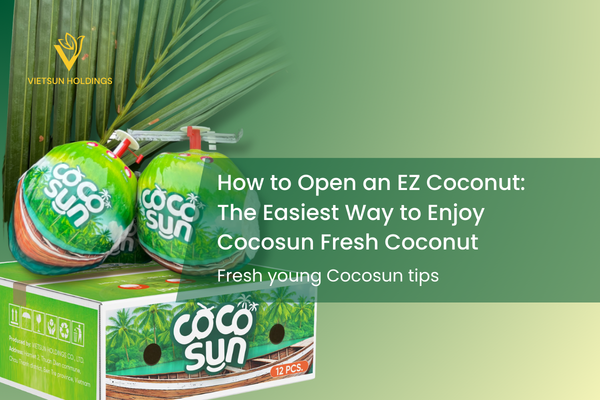 how to open an ez coconut