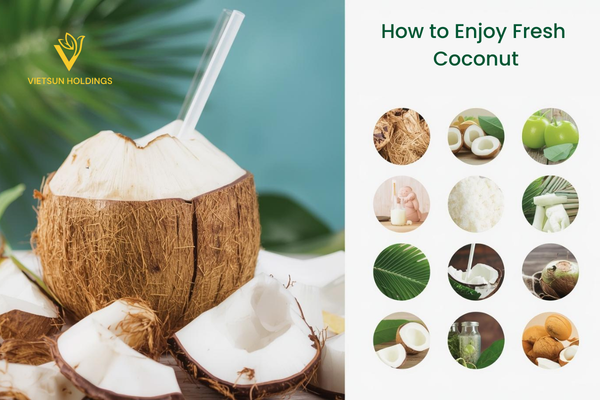 How to enjoy a fresh coconut